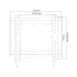Universalus sieninis LED televizoriaus laikiklis Cabletech LP34-22F 13–42"