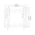Universalus sieninis laikiklis LED televizoriui su vertikaliu reguliavimu LP34-22T 13–42″