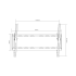 Universalus sieninis laikiklis LED televizoriui LP34-46T, 37–70″
