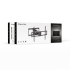Universalus televizoriaus laikiklis Kruger&Matz, 43"–100"