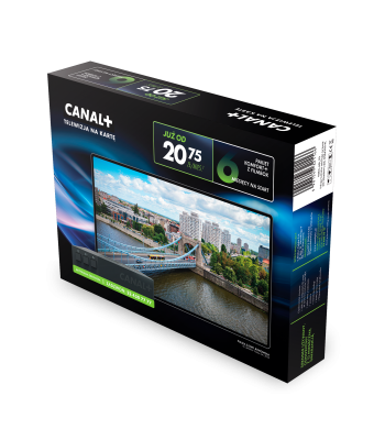 CANAL+ televizijos paslauga su dekoderiu ir prieigos kortele, Komfort+ paketas 6 mėnesiams, DSB4300
