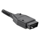 OBD II kištukas plokštei, 66.5 x 40mm