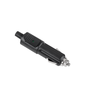 Automobilinis cigarečių žiebtuvėlio kištukas su LED ir saugikliu, 20mm