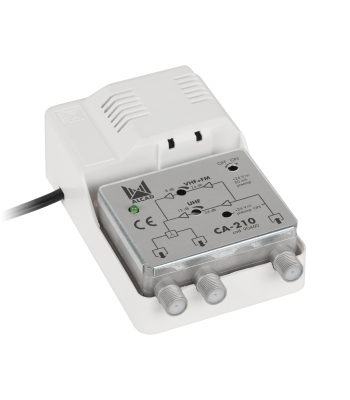 Plačiajuostis antenos stiprintuvas ALCAD CA-210 24V
