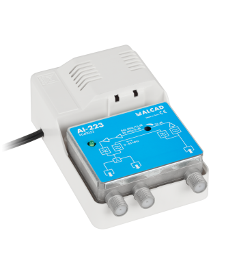 Vidinis CATV antenos stiprintuvas (RP 65 MHz), 12V, AI-223 ALCAD