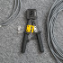 Pralaidinių kištukų užspaudimo replės, RJ45, RJ12, RJ11