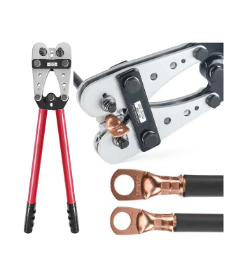Laidų antgalių užspaudimo replės EUROKOMP HX-120B 10–120 mm2
