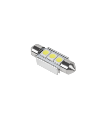 Automobilinė LED lemputė, Canbus, balta, SV8,5 11x36mm 3x5050 SMD