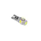 Automobilinė LED lemputė, balta, Canbus, 5x SMD5050, T10