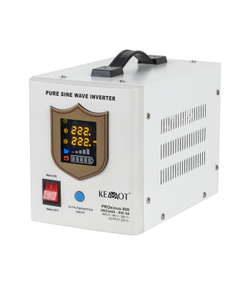 Avarinis maitinimo šaltinis KEMOT PROsinus-800, 12 V / 230 V, 800 VA / 500 W
