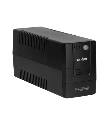Nepertraukiamo maitinimo šaltinis UPS REBEL, offline, 1000VA / 600W, 230 V, 50Hz, Nanopower 1000