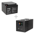 Avarinis maitinimo šaltinis su grynos sinusoidės keitikliu ir įkrovimo funkcija Rebel POWER-2200-LFP4, 12V 230V 2200VA/1600W
