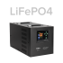 Avarinis maitinimo šaltinis su grynos sinusoidės keitikliu ir įkrovimo funkcija Rebel POWER-2200-LFP4, 12V 230V 2200VA/1600W