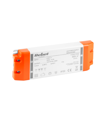 REBEL LED girliandų maitinimo šaltinis, 48W max. 12V 4A (YSL60-1204000)
