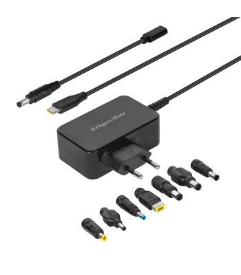 Universalus maitinimo šaltinis Kruger&Matz su Power Delivery funkcija, 7 antgaliai, 65 W