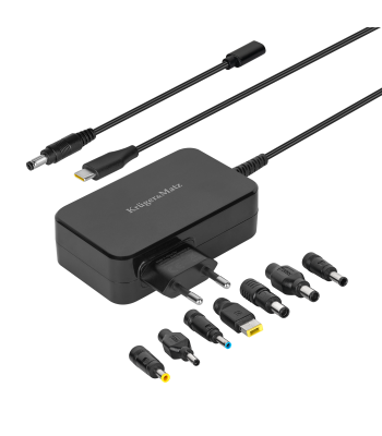 Universalus maitinimo adapteris Kruger&Matz su Power Delivery, 90 W, 7 antgaliai