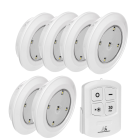 6 LED lempučių rinkinys su nuotolinio valdymo pulteliu Maclean Energy MCE165