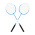Badmintono rinkinys su tinklu REBEL ACTIVE