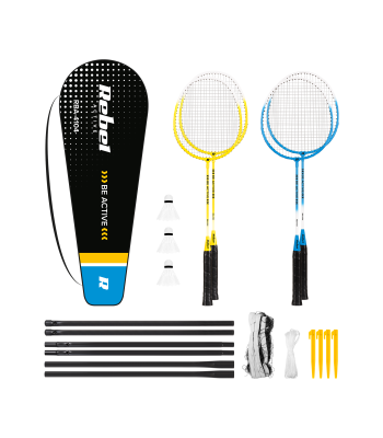 Badmintono rinkinys su tinklu REBEL ACTIVE