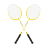 Badmintono rinkinys su tinklu REBEL ACTIVE