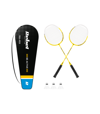 Badmintono rinkinys iš aliuminio REBEL ACTIVE RBA-4102