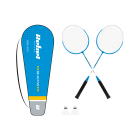 Badmintono rinkinys iš grūdinto plieno REBEL ACTIVE