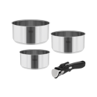 Puodų rinkinys su nuimama rankena Teesa Cook Expert Single Hand