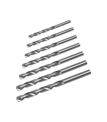 Grąžtų metalui rinkinys, 7 vnt., 2–8 mm