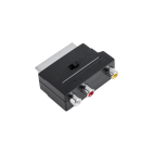 Euro jungtis su 3 RCA ir in-out perjungikliu – S-20D IN+OUT