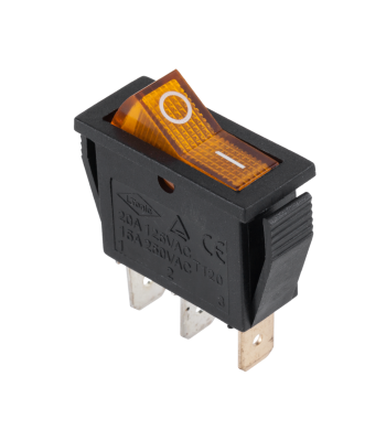 Perjungimo jungtis, geltona – 230V AC, 16A, IRS-101-1B