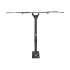 Sieninis laikiklis Kruger&Matz LED televizoriui, juodas, reguliuojamas vertikaliai ir horizontaliai, KM1303, 23–55″