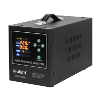 Nepertraukiamo maitinimo šaltinis KEMOT su grynos sinusoidės keitikliu ir įkrovimo funkcija, PROsinus-1000-LFP4, 12V / 230V, 1000VA/700W