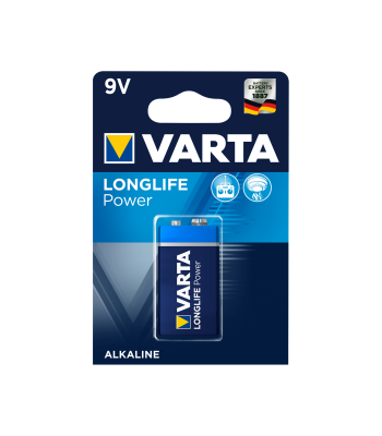 Šarminė baterija VARTA LONGLIFE, 9V, 1 vnt.