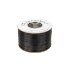 Juodas garsiakalbio kabelis, SMYp, 2 x 1mm, 100m