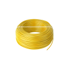 Geltonas lankstus varinis laidas, LgY H07V-K 1x1,5, 100 m