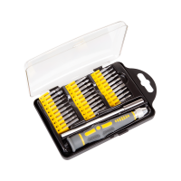 Tikslusis atsuktuvas su antgaliais Rebel Tools – 32 vnt.