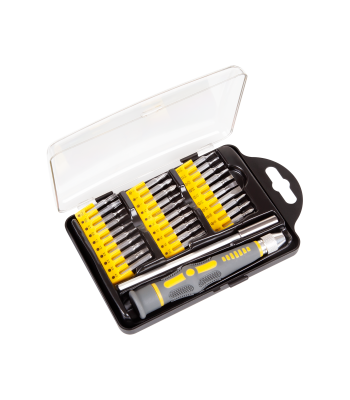 Tikslusis atsuktuvas su antgaliais Rebel Tools – 32 vnt.