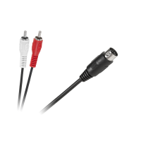 Kabelis DIN–2 × RCA, 1,2 m