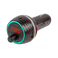 Automobilinis FM siųstuvas su „Bluetooth“ ir dviem USB lizdais Peiying URZ0483