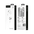 Įkišamosios ausinės su mikrofonu, USB-C, baltos, Kruger&Matz C1