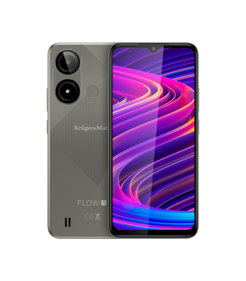 Išmanusis telefonas, auksinės ir pilkos spalvos – Kruger&Matz FLOW 11