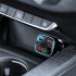 Automobilinis FM siųstuvas su Bluetooth funkcija (2 × USB + USB-C)