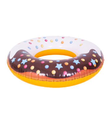 Pripučiamas baseino ratas „Donut“ SUNCLUB, rudas, 103 cm