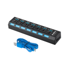 USB 3.0 šakotuvas Rebel, 7 prievadų