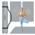 Gimnastikos kilimėlis jogai, pilatesui ir fitnesui REBEL ACTIVE, 200x115cm, 1cm