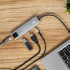 USB-C adapteris (HUB) į HDMI / 2 x USB 3.0 / 2 x USB-C / RJ45, Kruger&Matz KM0391