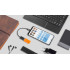 USB-A 3.0 lizdo–USB-C OTG adapteris Rebel, 15 cm