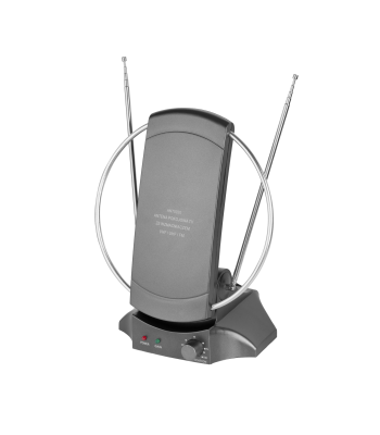 Kambarinė TV ir FM antena su stiprintuvu, 24 × 29 cm