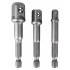 WUBER adapterių rinkinys gręžtuvams ir suktuvams, 3 vnt., 1/4″
