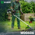 Vielinis diskinis šepetys krūmapjovei WUBER W00606, 200 mm